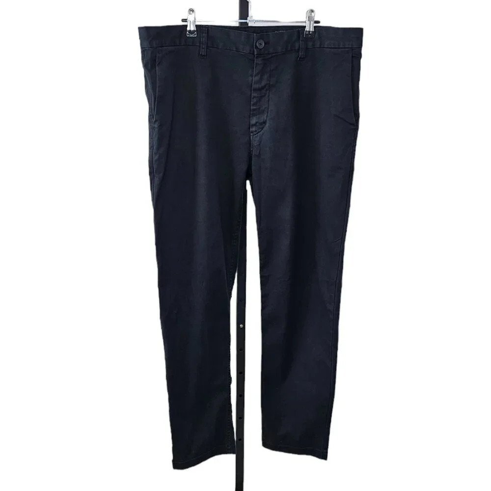 Outerknown Mens SEA Legs Cotton Twill Chino  Pants Size 36 Black Washed